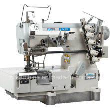 Zuker Pegasus plat Direct-Drive Interlock Machine à coudre avec Auto-tondeuse desserrer et serrer les lacets (ZK 500-05CB)